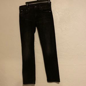 Levi Strauss women’s black jeans number 513 , 29W X30L Levi button/ zipper front